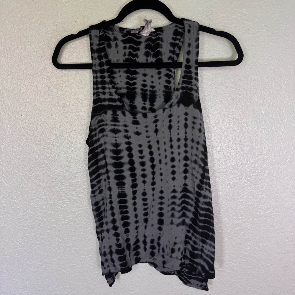 Hard Tail Forever Tank Top Womens Small Tie Dye Y2K Rayon Boho Artsy Vintage